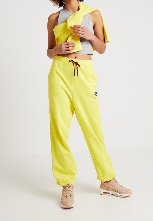yellow womens nike tracksuit