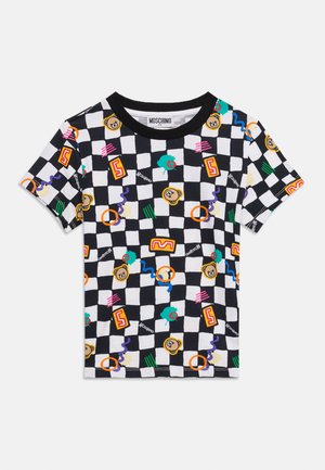 MOSCHINO, UNISEX - Print T-shirt - white/black