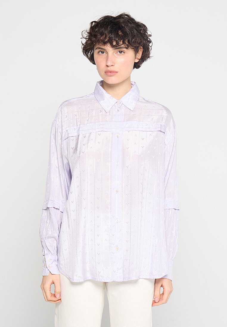 Bruuns Bazaar Overhemdblouse paars Bruuns Bazaar Overhemdblouse paars