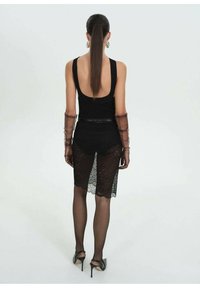 Mango Pencil skirt - black