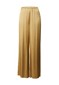 Weite Hosen aus einem glatten, goldenen Stoff. Mit einem elastischen Bund für zusätzlichen Komfort. Fließendes Design ohne Taschen oder weitere Akzente.