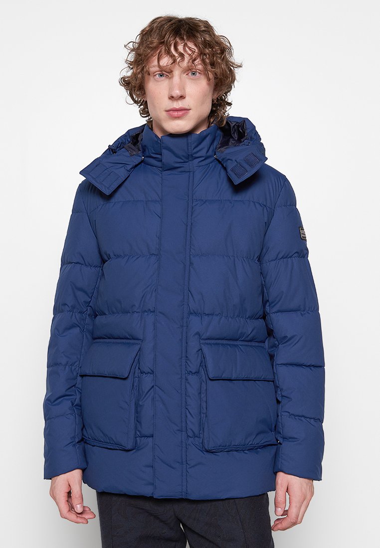 Barbour International Winterjas blauw
