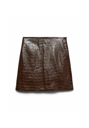Vero Moda, SKIRT VMCARLY SHORT SKIRT - Falda acampanada - cocoa brown