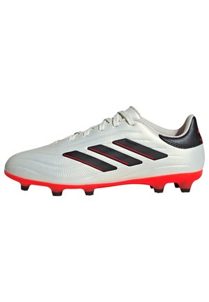 COPA PURE 2 LEAGUE FG UNISEX - Kopačke s oblikovanim čavlima - ivory   core black   solar red