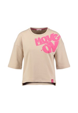 WSW MOVE ON ROUND - Langarmshirt - beige