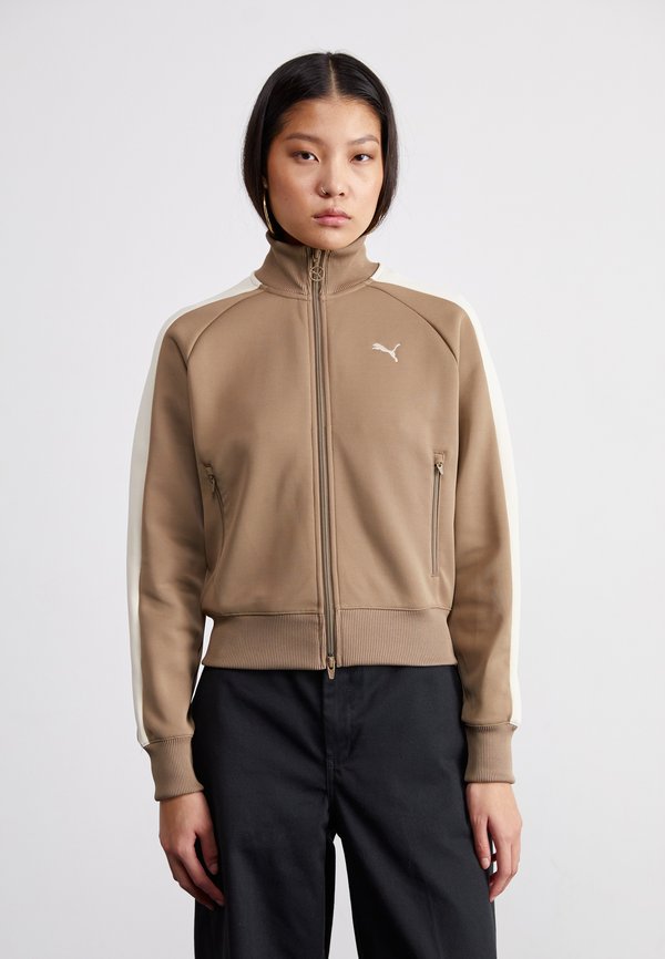 T7 ALWAYS ON SHORT TRACK JACKET - Trainingsjacke - totally taupe