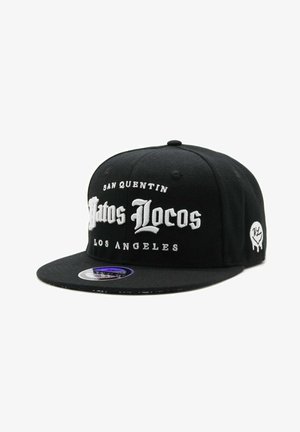 Naughty League NAUGHTY LEAGUE SAN QUENTIN VATOS LOCOS OLD ENGLISH LOGO SNAPBACK - Lippalakki - black