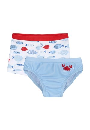 2 PACK - Swimming shorts - blue white red