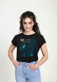 Henry Tiger STAR WARS: THE MANDALORIAN THE FALCON - Camiseta estampada - black