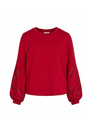 VILA, Sweatshirt - savvy red