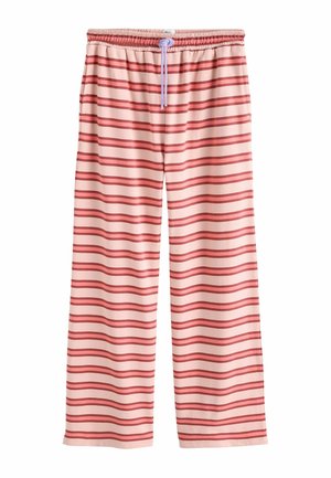 REGULAR FIT - WIDE  JOGGERS - Pantaloni de trening - pink red stripe