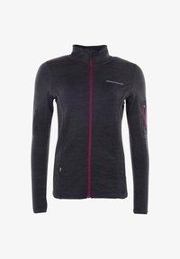 Selezionato, charcoal melange burgundy