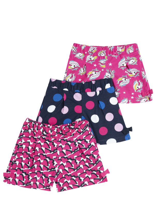 3 PACK - Shorts - purple