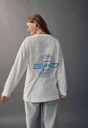 CHEVROLET GRAPHIC LICENCE LONG SLEEVE  - Hosszú ujjú felső - ecru