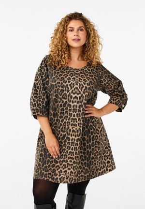 Jeanskleid - leo aop