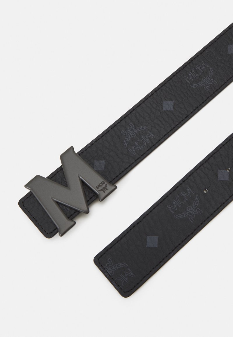 MCM CLAUS BELT BUCKLE UNISEX - Belt - black