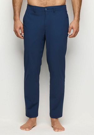 EASY TRAVEL - Stoffhose - dark blue plain