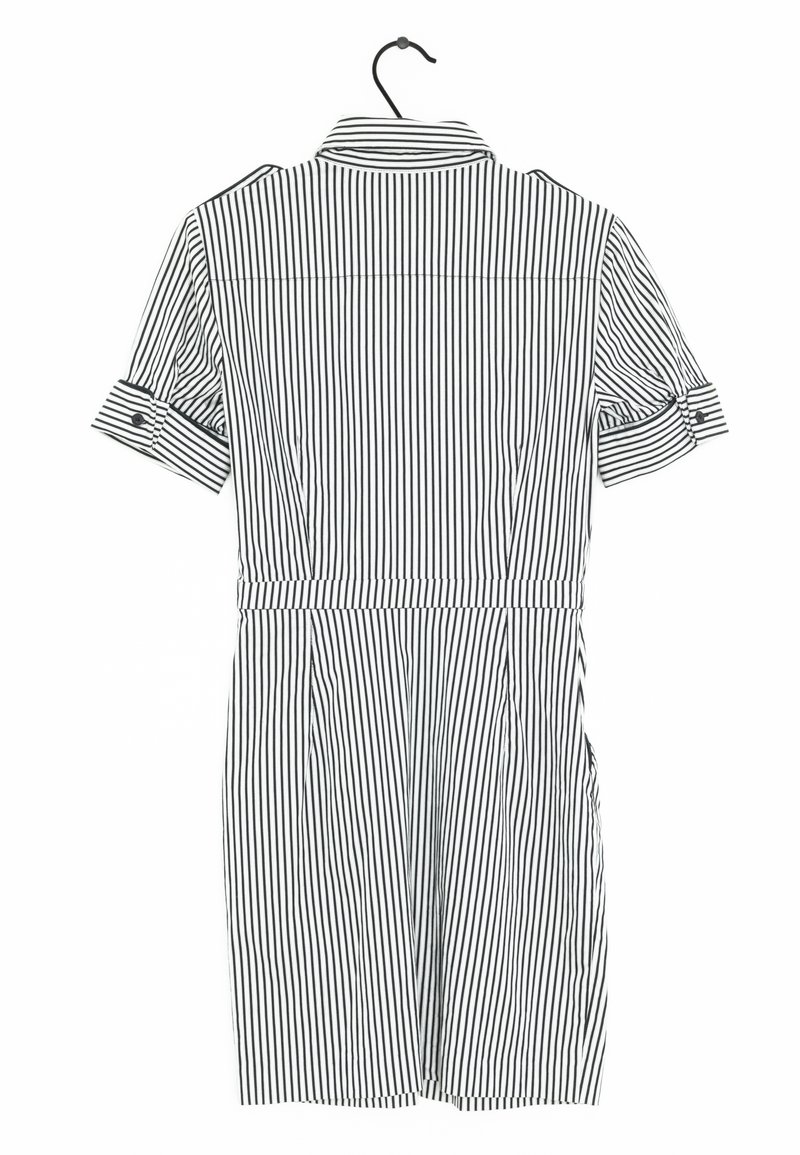 Club Monaco Shirt dress - white/black/white - (Pre-owned) - Zalando