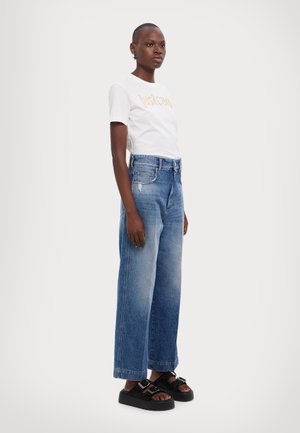 Sportmax CONIO - Bootcut-teksad - blu