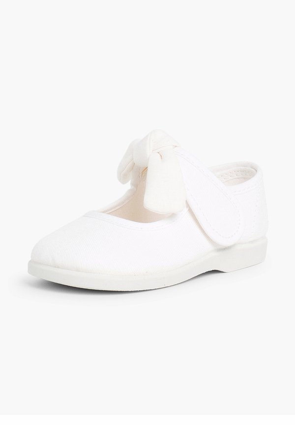 CON TIRA ADHERENTE – Lauflernschuh – blanco