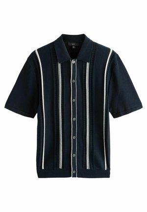 REGULAR FIT SHORT SLEEVE VERTICAL STRIPE  - Trükipildiga T-särk - navy blue