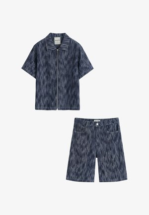FRILIVIN, ENSEMBLE CHEMISE SHORT - Short - bleu marine