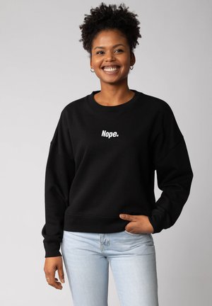 NOPE - Sweatshirt - black