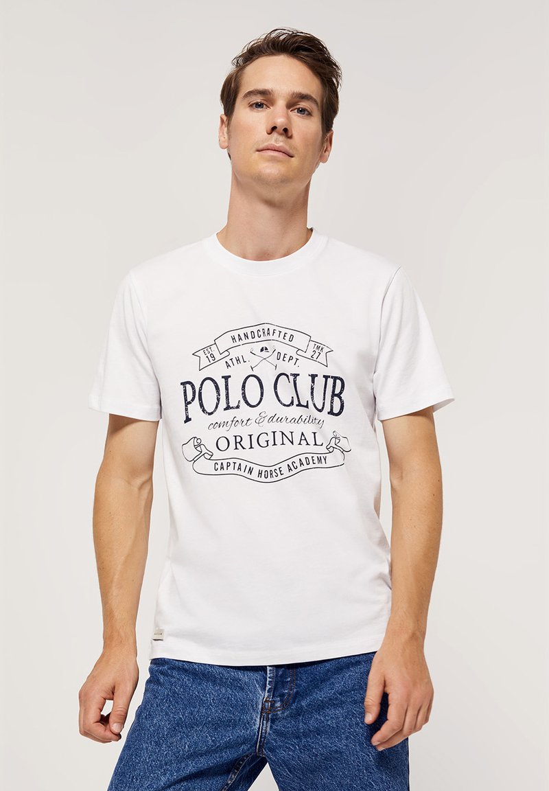 Polo Club CLASSIC VINTAGE Tshirts print white/hvid Zalando.dk