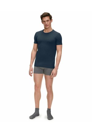 FALKE DAILY COMFORT 2-PACK ROUND NECK - Unterhemd/-shirt - midnight