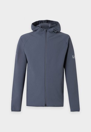EA7 Emporio Armani, VENTUS HOODIE - Kevyt takki - ombre blue