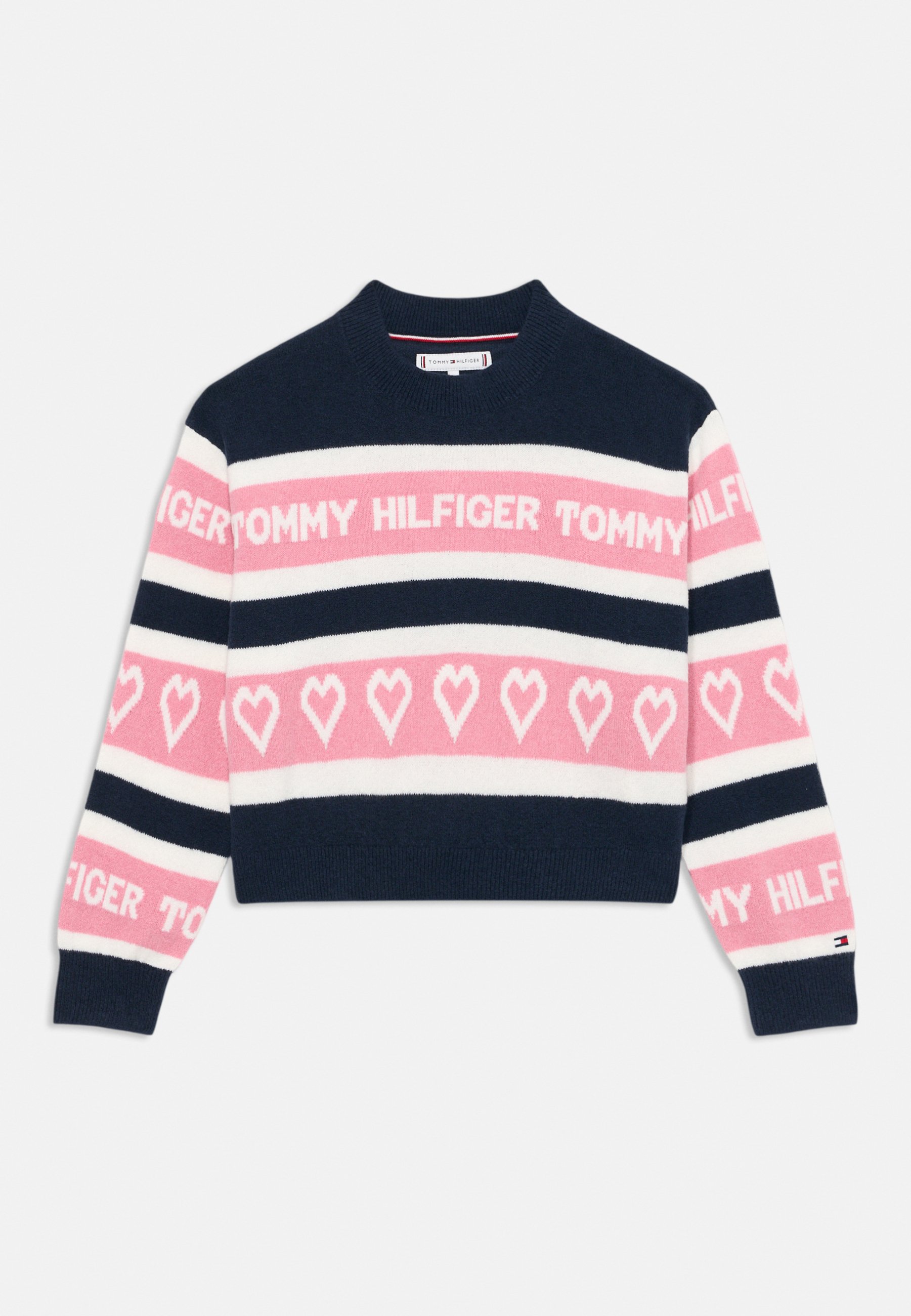 Tommy Hilfiger INTARSIA SWEATER Jumper dark night navy/dark