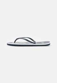 Não selecionado, navy/white
