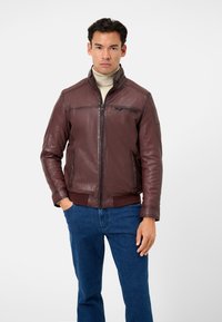 Leather jacket - braun