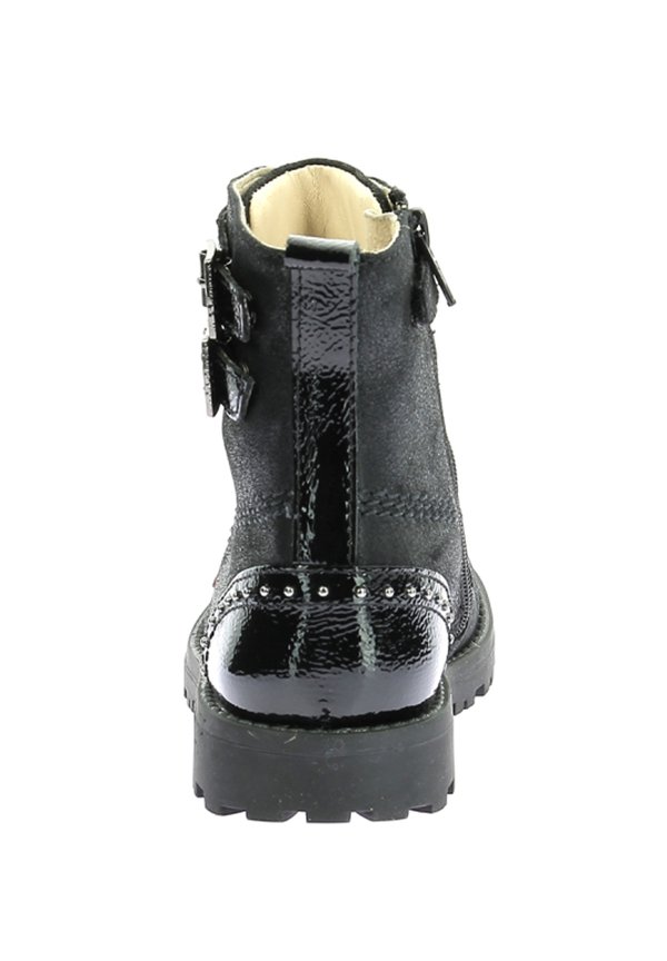 GROOROCK – Cowboy-/Bikerstiefelette – noir