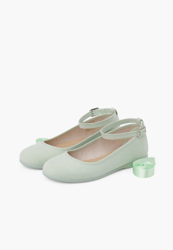 Lauflernschuh – verde pastel