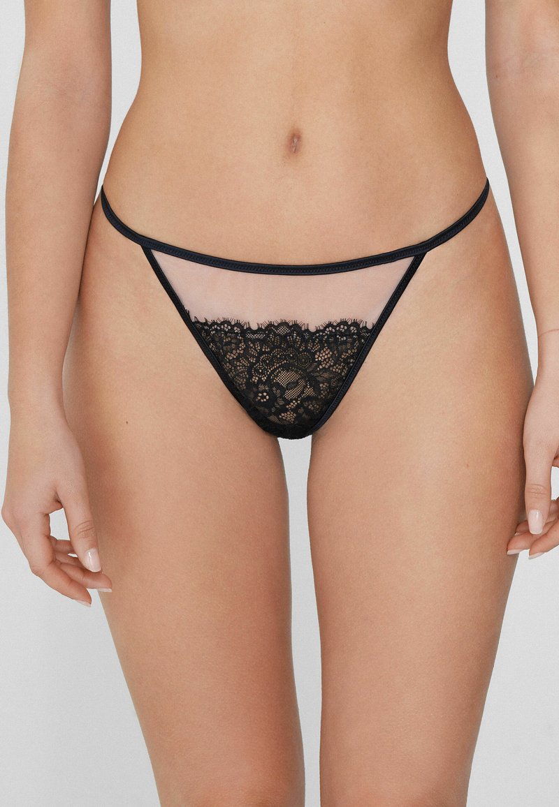 Tezenis - Thong - Black, Enlarge