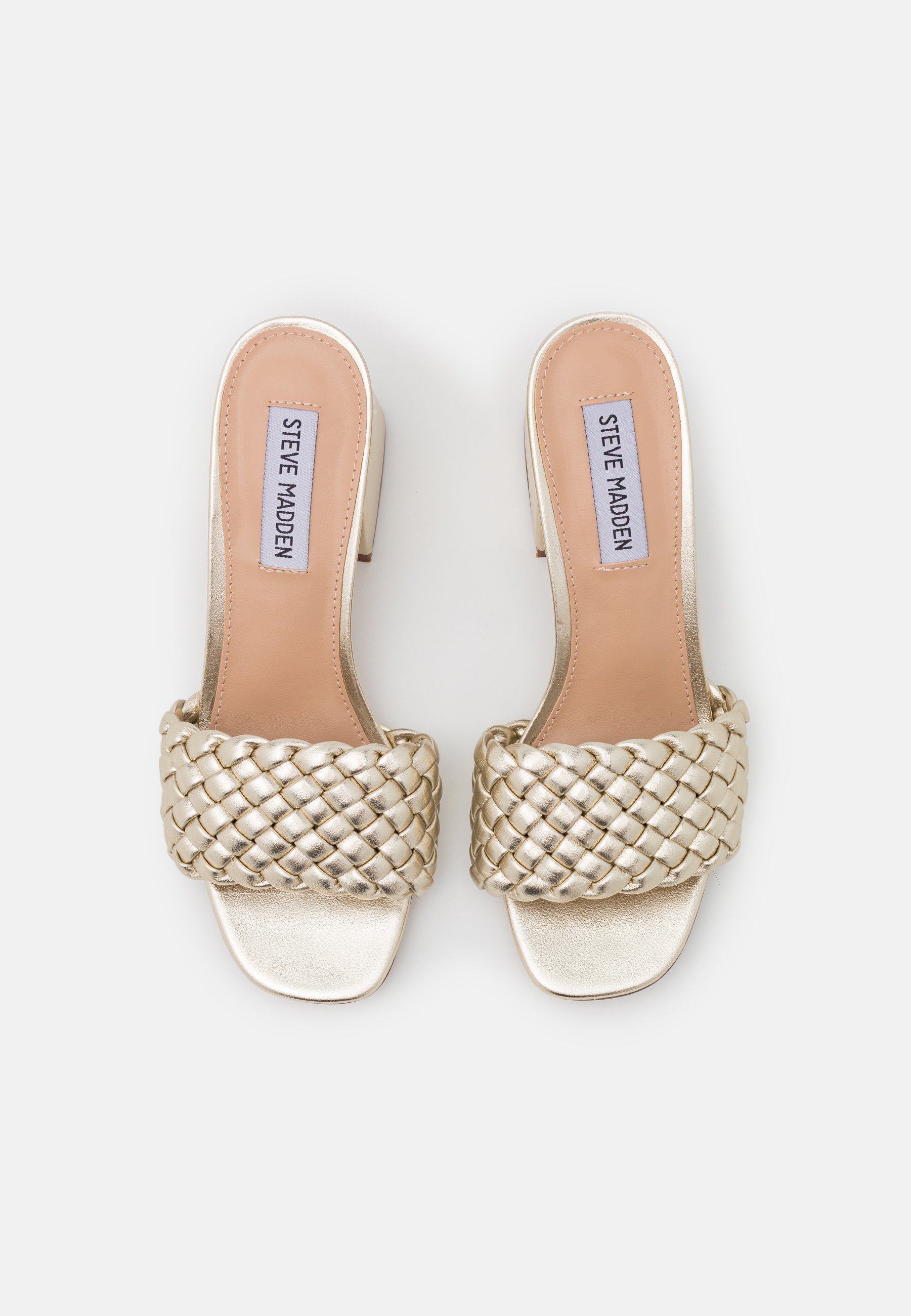Steve Madden ASPYN - Muiltjes met hak - gold/goudkleurig - Zalando.be