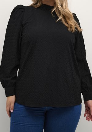 Blouse - mottled black
