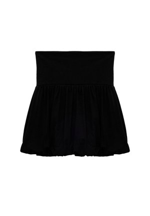 BALLOON CUT  - Falda acampanada - black