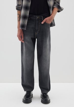 Vaqueros boyfriend - black grey
