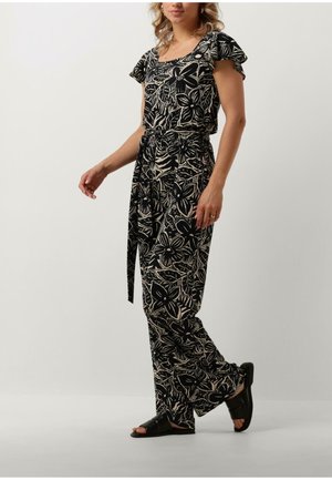 AMSTERDAM PRINTED SQUARE NECKLINE - Jumpsuit - zwart