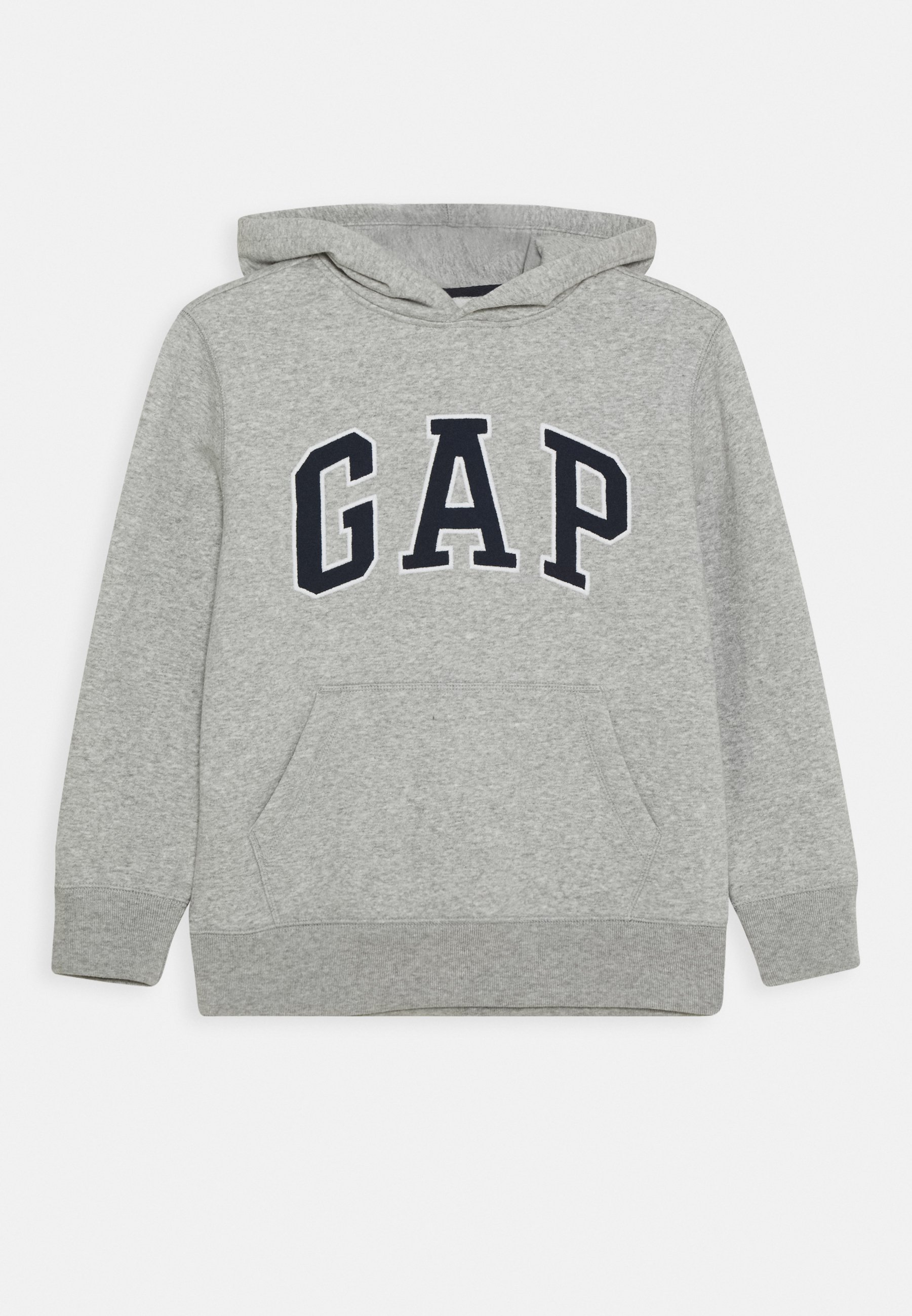 GAP BOYS NEW CAMPUS LOGO HOOD - Sweat à capuche - light heather grey/gris  clair - ZALANDO.FR