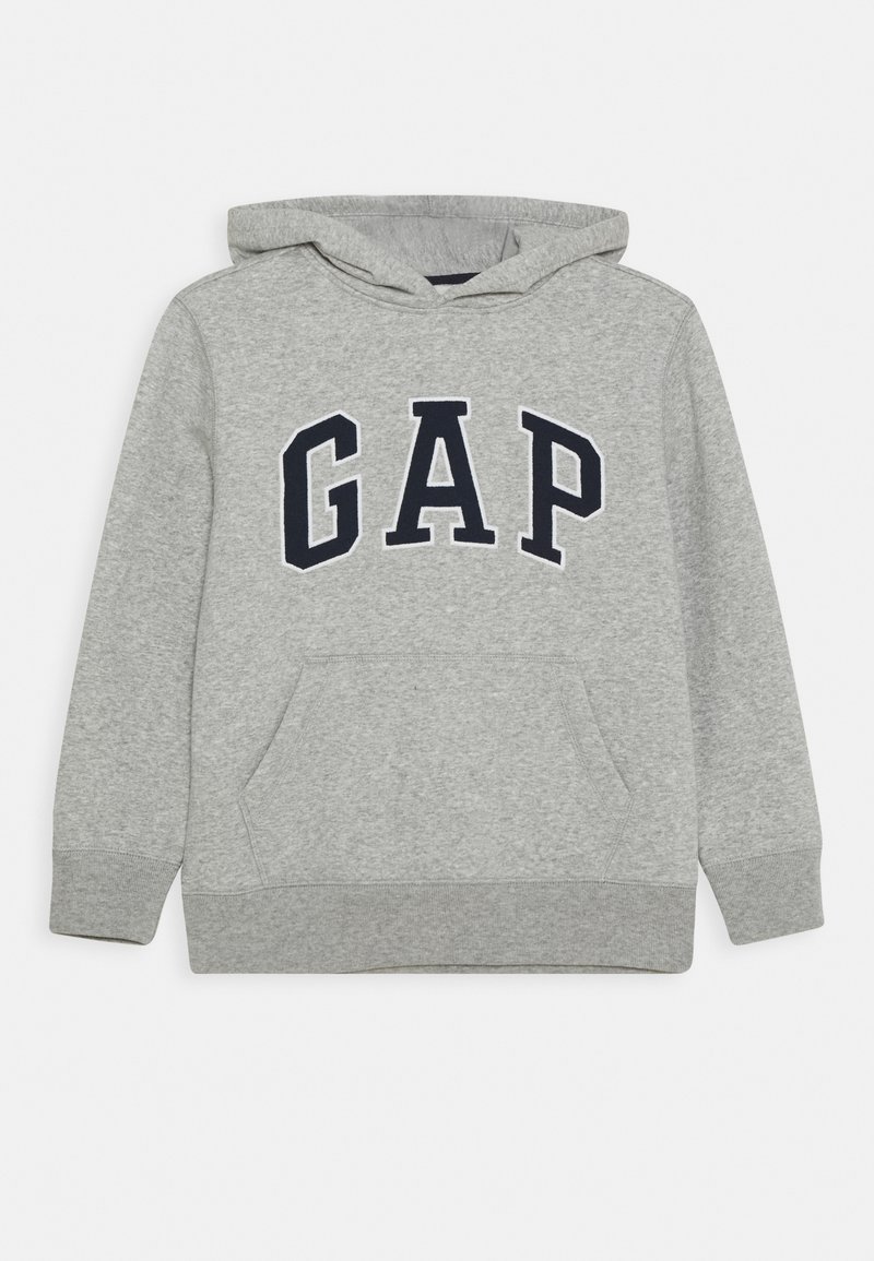 GAP - BOYS NEW CAMPUS LOGO HOOD - Jersey con capucha - light heather grey, Ampliar