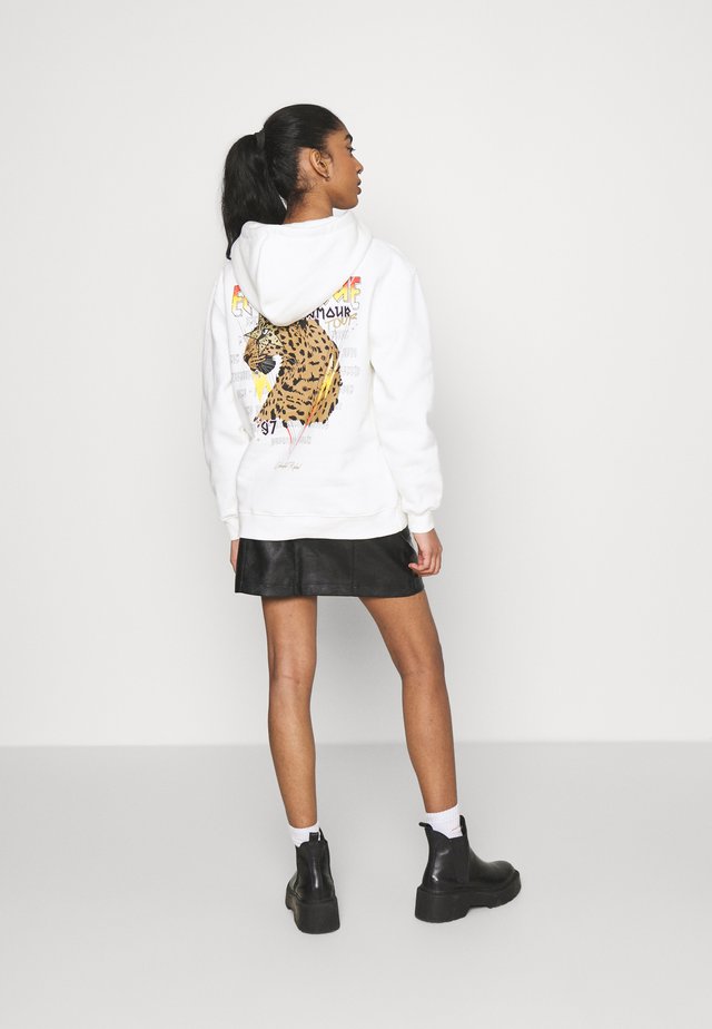 ELECTRIQUE D'AMOUR HOODIE  - Sweater - white