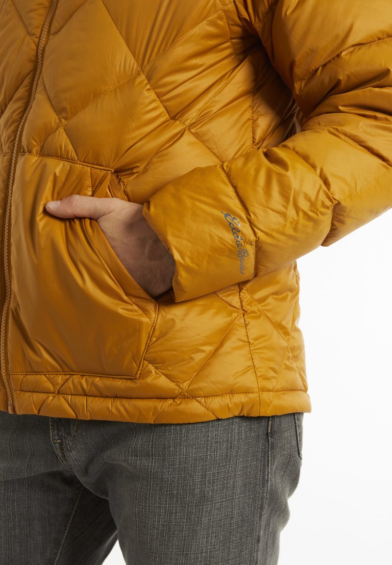 Eddie Bauer CIRRUSLITE SKYLIGHTER HOODED JACKET - Down jacket -  inkagelb/orange - Zalando.de