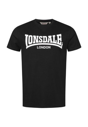 Lonsdale NORMALE PASSFORM FULWOOD - T-Shirt print - black white
