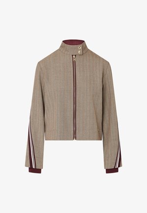 LIU JO, GIACCA CON TAPE BICOLOR - Veste mi-saison - beige