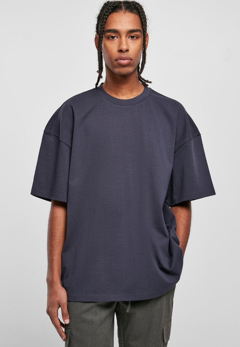 Urban Classics ULTRA HEAVY OVERSIZED  - T-shirts - midnightnavy
