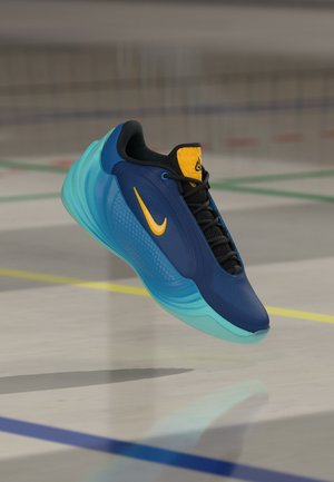 Nike Performance, GIANNIS FREAK 8 UNISEX - Баскетболни обувки - star blue/lightening/hyper turquoise