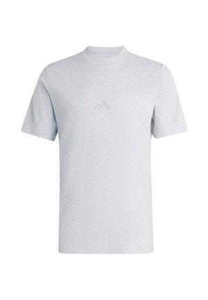 adidas Sportswear, ADIDAS Z.N.E. T-SHIRT - T-Shirt print - light grey heather